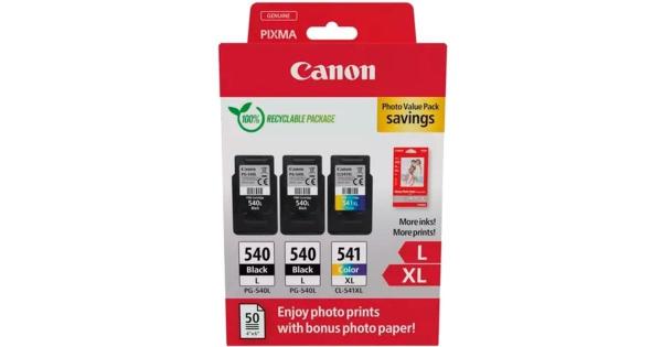 Canon CARTRIDGE PG-540Lx2/ CL-541XL PVP pro PIXMA MX3x5,  4x5,  5x5,  MG2150,  3x50,  4x50,  TS515x