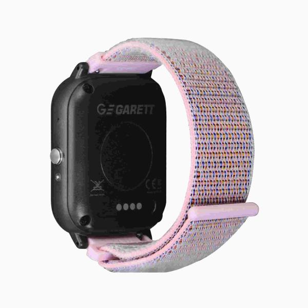 Garett Smartwatch Kids Tech 4G Pink velcro4