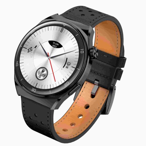 Garett Smartwatch V12 Black leather4
