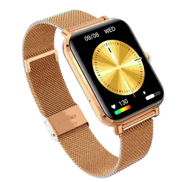 Garett Smartwatch GRC CLASSIC Gold steel4