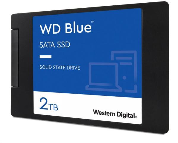 WD BLUE SSD 3D NAND WDS200T3B0A 2TB SATA/ 600,  (R:560,  W:530MB/ s),  2.5"2