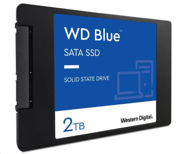 WD BLUE SSD 3D NAND WDS200T3B0A 2TB SATA/ 600,  (R:560,  W:530MB/ s),  2.5"1