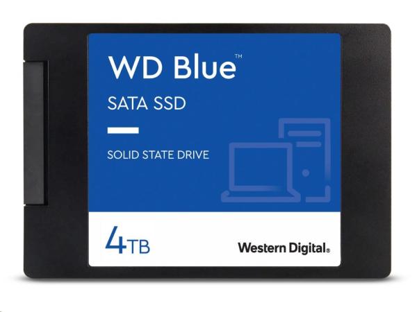 WD BLUE SSD 3D NAND WDS400T3B0A 4TB SATA/ 600,  (R:560,  W:530MB/ s),  2.5