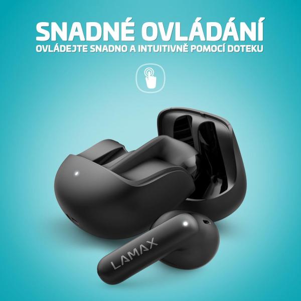 LAMAX Tones1 - bezdrátová sluchátka - černá0