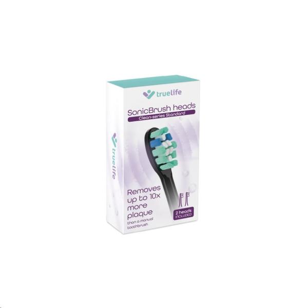 TrueLife SonicBrush Clean-series heads Standard black 2 pack1