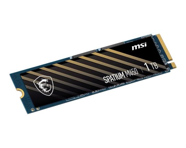 MSI SSD SPATIUM M450,  1TB,  PCIe Gen4 NVMe,  M.2 22802