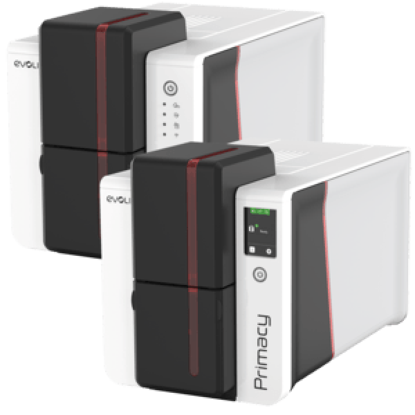Evolis Primacy 2 Duplex,  Go Pack dual sided,  single sided,  12 dots/ mm (300 dpi),  USB,  Ethernet,  red