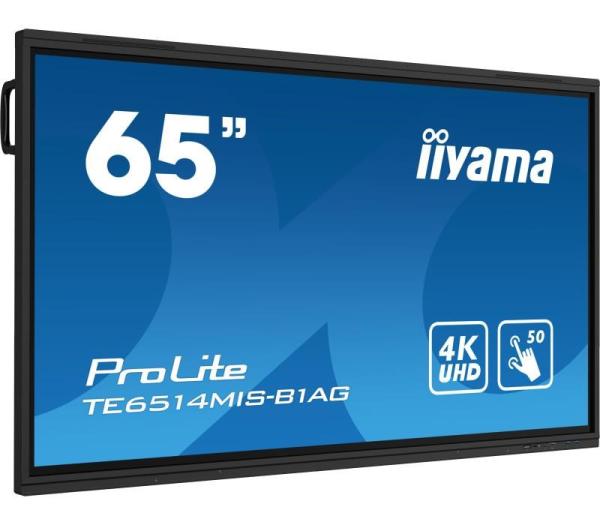 65" iiyama TE6514MIS-B1AG: VA, 4K, 50P, USB-C