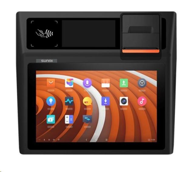 Sunmi D2 Mini,  4G,  NFC,  25, 7cm (10, 1&quot;&quot;),  CD,  Android,  black,  orange