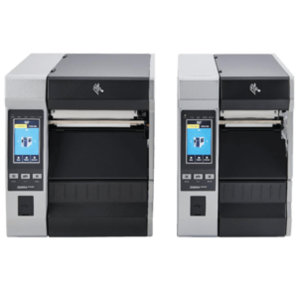 Zebra ZT610,  24 dots/ mm (600 dpi),  disp. (colour),  RTC,  RFID,  ZPL,  ZPLII,  USB,  RS232,  BT,  Ethernet