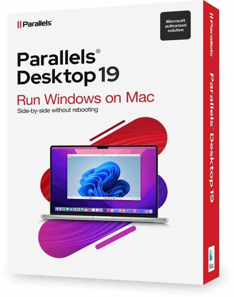 Parallels Desktop 19 Retail Box Full,  EN/ FR/ DE/ IT/ ES/ PL/ CZ/ PT