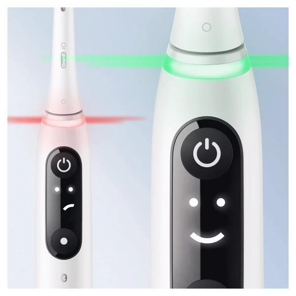 Oral-B iO Series 6 Duo Black & Pink Sand set elektrických zubních kartáčků,  5 režimů,  AI,  časovač3