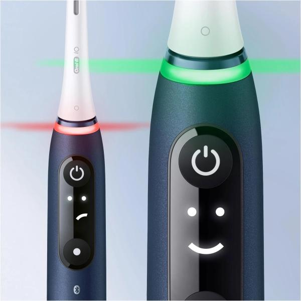 Oral-B iO Series 7 Sapphire elektrický zubní kartáček,  5 režimů,  cestovní pouzdro,  rychlonabíjecí stanice0