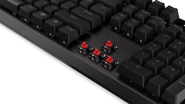 Endorfy herní klávesnice Thock Red /  drátová /  red switch /  mechanická /  CZ layout /  černá RGB2
