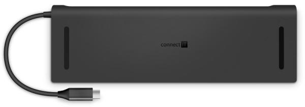 CONNECT IT dokovací stanice USB-C,  11v1 (2xHDMI),  externí,  šedá1