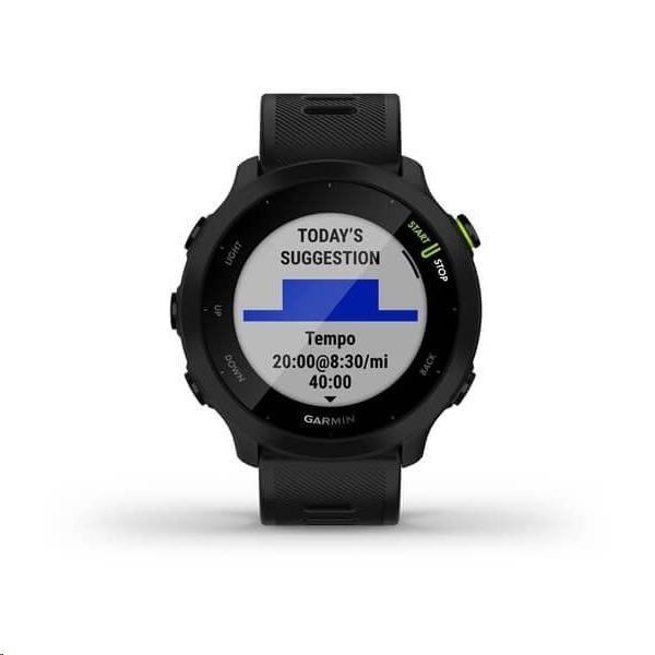 Garmin GPS sportovní hodinky Forerunner 55 Black,  EU2