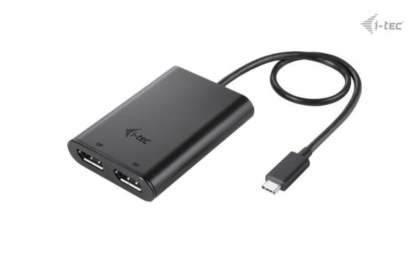 i-tec USB-C Dual 4K/ 60Hz (single 8K/ 30Hz) DP Video Adapter