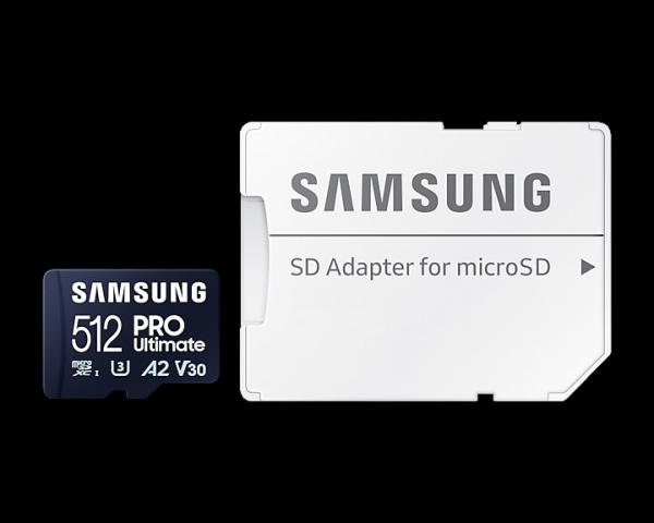 Samsung micro SDXC 512GB PRO Ultimate + SD adaptér0