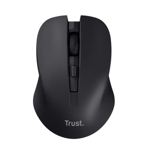 TRUST myš Mydo tichá bezdrátová myš,  optická,  USB,  černá2
