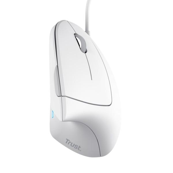 TRUST vertikální myš Verto ergonomická myš,  USB,  bílá2