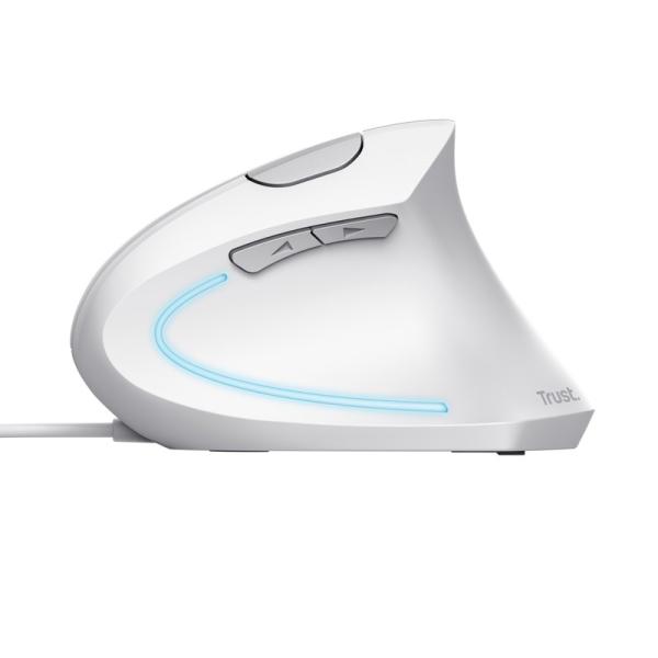 TRUST vertikální myš Verto ergonomická myš,  USB,  bílá4