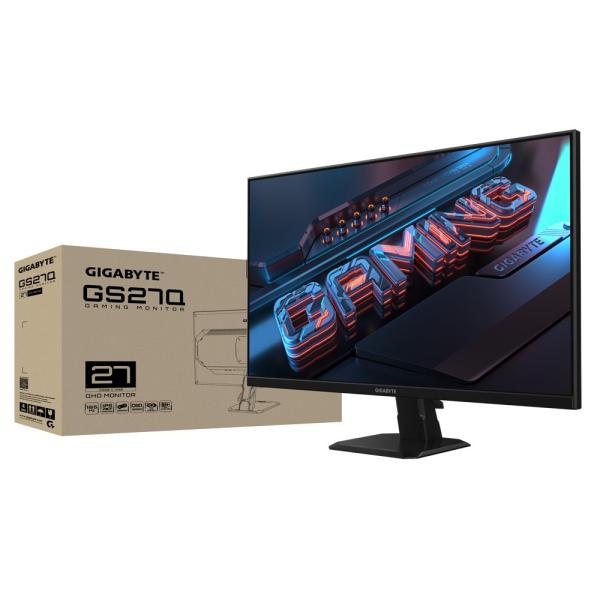 GIGABYTE LCD - 27" Gaming monitor GS27Q,  2560x1440,  300cd/ m2,  1ms,  2xHDMI,  1xDP,  SS IPS7