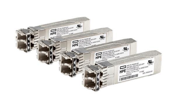 HPE MSA 25Gb SFP28 Short Range 4-pack iSCSI