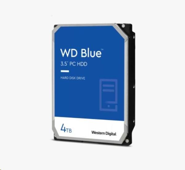 WD BLUE WD40EZAZ 4TB SATA/600 256MB cache 5400 otáčok za minútu 180 MB/s, SMR