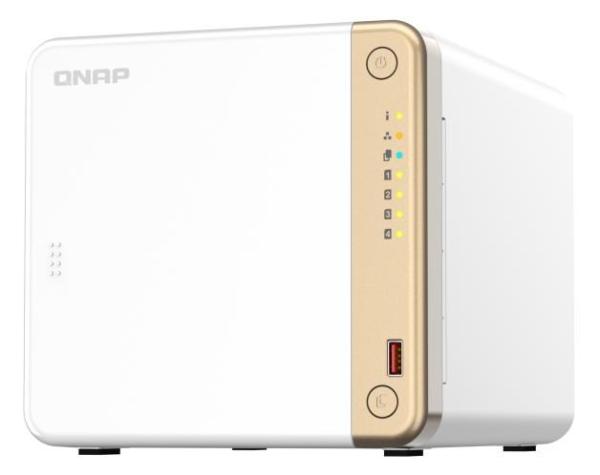 QNAP TS-462-4G (2core 2, 9GHz, 4GB RAM, 4x SATA, 2x M.2 NVMe, 1x PCIe, 1x HDMI 4K, 1x 2, 5GbE, 4x USB)