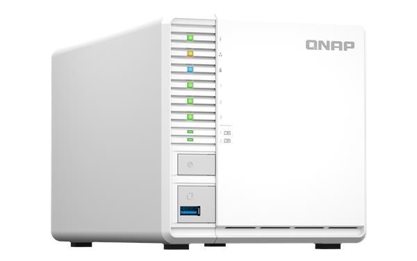 QNAP TS-364-8G (4core 2, 9GHz, 8GB RAM, 3x SATA, 2x M.2 NVMe sloty, 3x USB, 1x 2, 5GbE, 1x HDMI 1.4b)4
