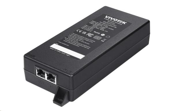 VIVOTEK AP-GIC-011B-090 Vnitřní gigabit injektor PoE napájení (802.3af/at/bt), 90W, ochrana proti přepětí, MTBF 20