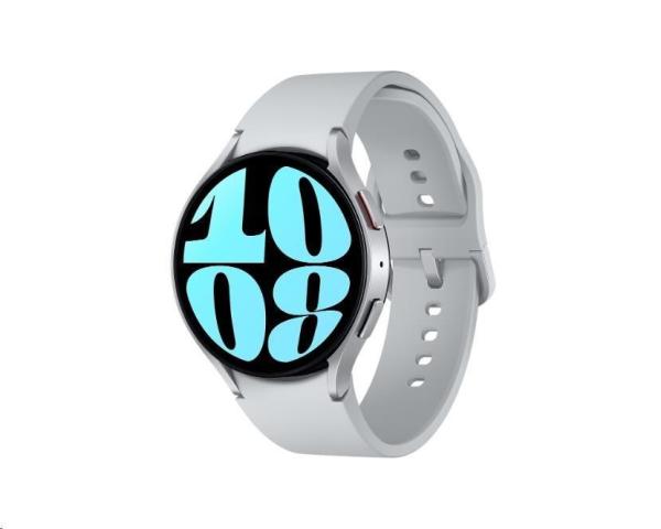 Samsung Galaxy Watch 6 (44 mm),  LTE,  EU,  stříbrná