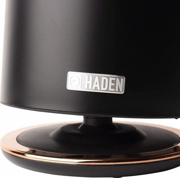 Haden HAD206565 rychlovarná konvice,  1, 7 l /  6 šálků,  filtr vodního kamene,  nerezová ocel,  3000 W,  černá4