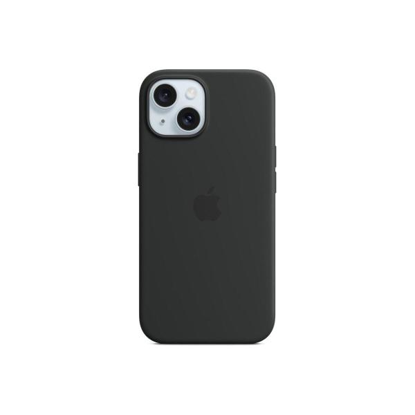 iPhone 15 Silicone Case with MagSafe - Black