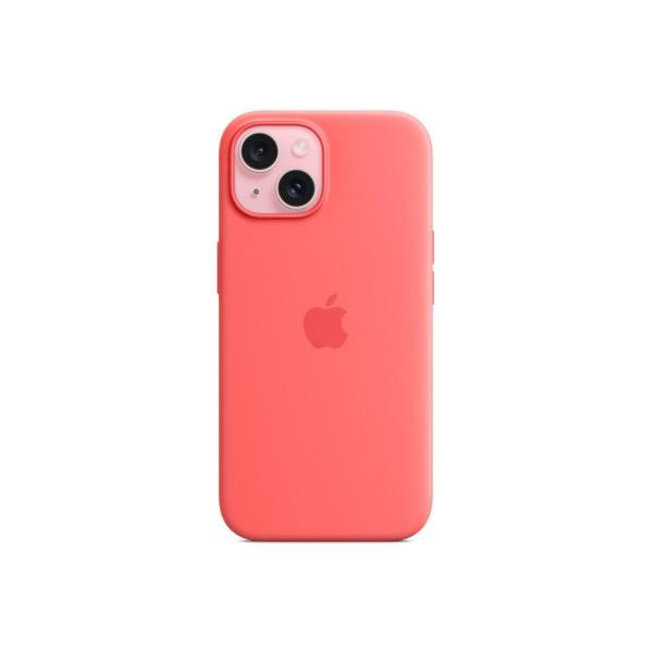 iPhone 15 Silicone Case with MS - Guava