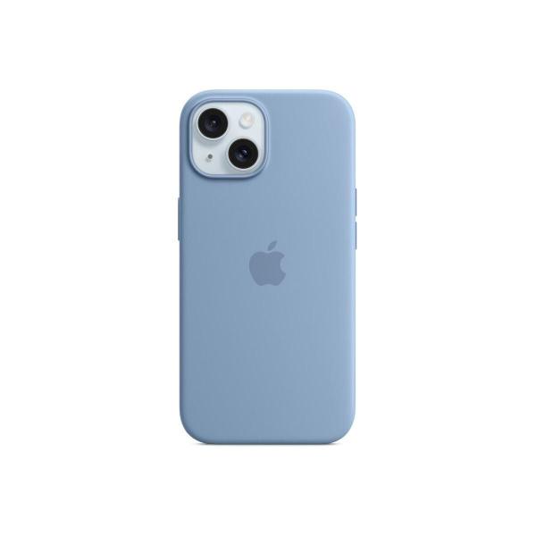 iPhone 15 Silicone Case with MagSafe - Winter Blue