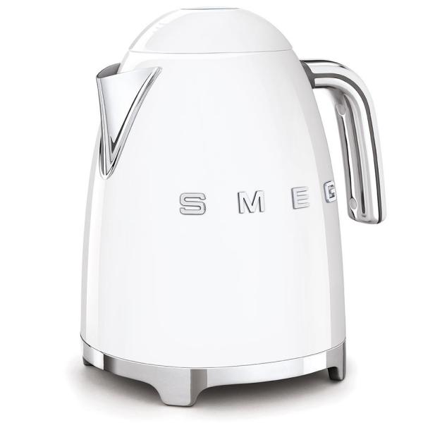 Smeg KLF03WHEU,  rychlovarná konvice,  1, 7 l,  (7 šálků),  2400 W,  styl 50. let,  bílá1