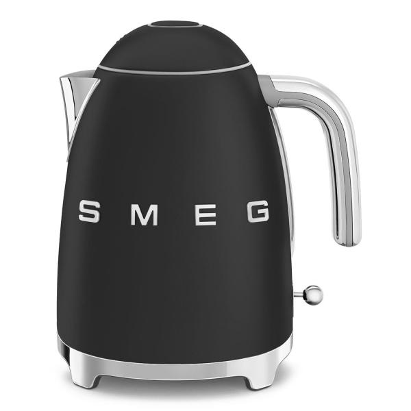 Smeg KLF03BLMEU,  rychlovarná konvice,  1, 7 l,  (7 šálků),  2400 W,  styl 50. let,  matná černá