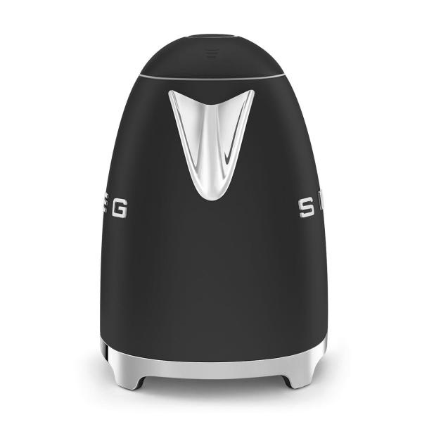 Smeg KLF03BLMEU, rychlovarná konvice, 1, 7 l, (7 šálků), 2400 W, styl 50. let, matná černá1