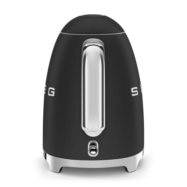 Smeg KLF03BLMEU, rychlovarná konvice, 1, 7 l, (7 šálků), 2400 W, styl 50. let, matná černá5