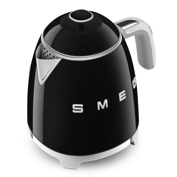 Smeg KLF05BLEU mini rychlovarná konvice, 0, 8 l  3 šálky, 1400 W, styl 50. let, černá4