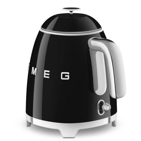 Smeg KLF05BLEU mini rychlovarná konvice, 0, 8 l  3 šálky, 1400 W, styl 50. let, černá5