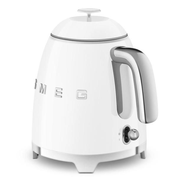 Smeg KLF05WHEU, mini rychlovarná konvice, 0, 8 l  3 šálky, 1400 W, styl 50. let, bílá5