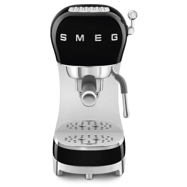 Smeg ECF02BLEU kávovar na espresso,  pákový,  1350 W,  15 bar,  termoblok,  pasivní ohřívač šálků,  černý0