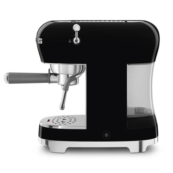 Smeg ECF02BLEU kávovar na espresso,  pákový,  1350 W,  15 bar,  termoblok,  pasivní ohřívač šálků,  černý4