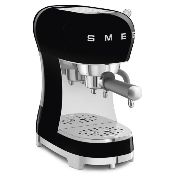 Smeg ECF02BLEU kávovar na espresso,  pákový,  1350 W,  15 bar,  termoblok,  pasivní ohřívač šálků,  černý1