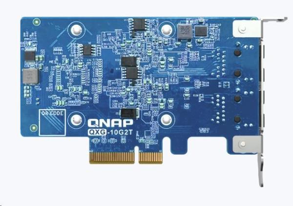 QNAP QXG-10G2T síťová rozšiřující dvouportová karta 10GbE pro PC a NAS (2x10GbE)3