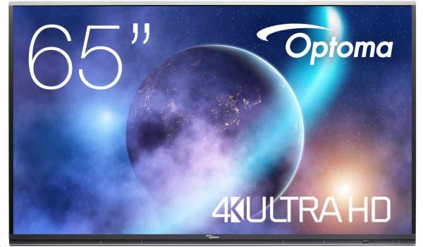 Optoma 5652RK+ IFPD 65" - interaktivní dotykový,  4K UHD,  multidotyk 40prstu,  Android 11,   8GB RAM /  64GB ROM