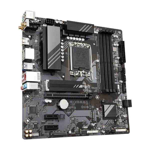 GIGABYTE MB Sc LGA1700 B760M DS3H AX,  Intel B760,  4xDDR5,  2xDP,  1xHDMI,  WI-FI,  mATX3