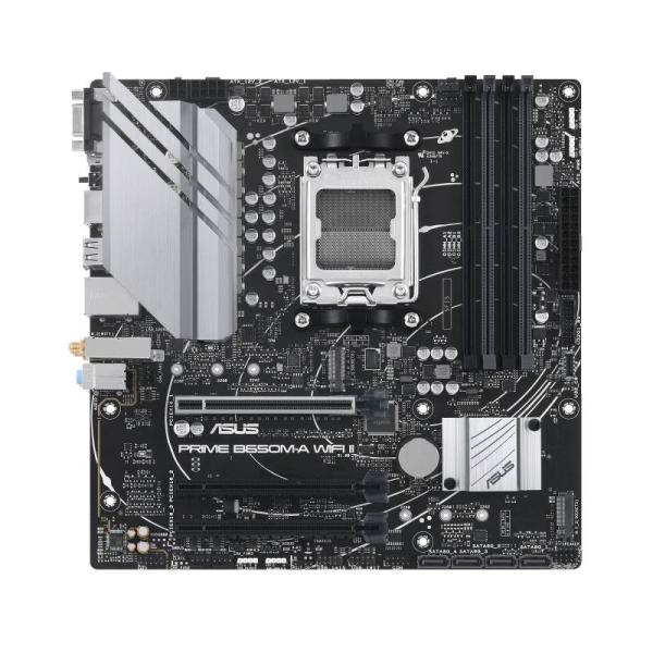 ASUS MB Sc AM5 PRIME B650M-A WIFI II,  AMD B650,  4xDDR5,  1xDP,  1xHDMI,  1xVGA,  WI-FI,  mATX1